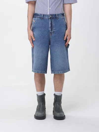 Diesel Shorts  Men Color Blue In Black