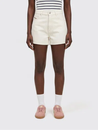 Diesel Shorts  Woman Color White