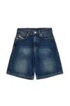 Diesel D-argjx Denim Shorts In Blue