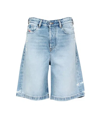 Diesel Shorts Light Denim In Blue