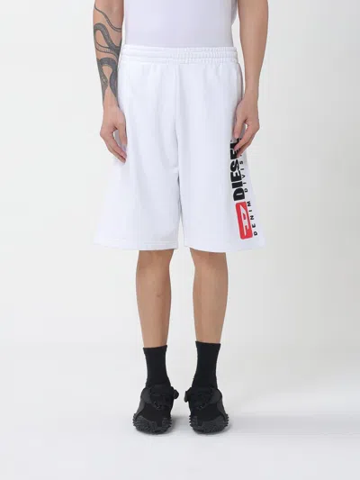 Diesel Shorts Men  In White