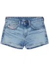 Diesel Blue De-yuba Denim Shorts In Multicolor