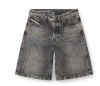 Diesel De-sire-short Herringbone Denim Shorts In Multicolor