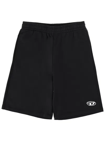 Diesel Shorts P-marshy-iod In Black