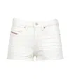 Diesel Shorts White In White