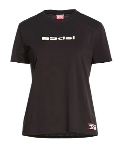 Diesel Short-sleeved T-shirt In Black