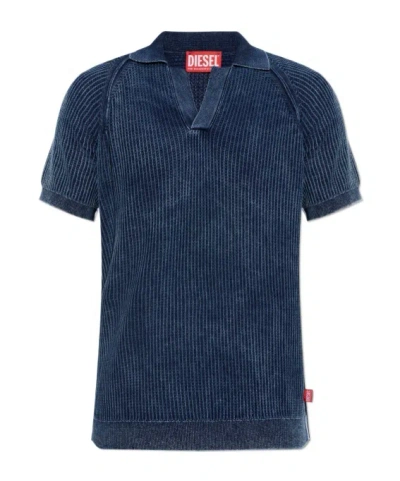 Diesel Short-sleeved T-shirt In Blue