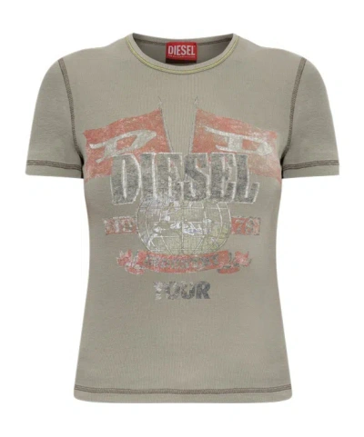 Diesel Short-sleeved T-shirt In Neutral