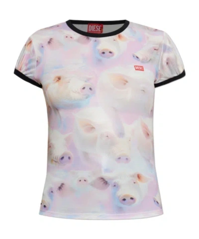 Diesel Short-sleeved T-shirt In Multi