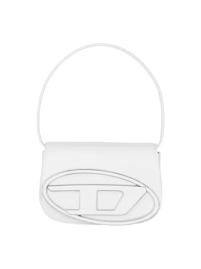Diesel Shoulder Bag In White