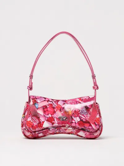 DIESEL SHOULDER BAG DIESEL WOMAN COLOR BABY PINK,421027127
