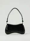 Diesel Medium Play Bag In Black Patent Leather In Black