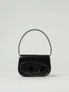 Diesel Xs 1dr Smooth Leather Top Handle Bag In Black