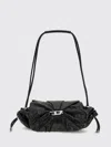 Diesel Shoulder Bag Scrunch-d Shoul In Black