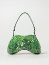Diesel Women Play Shoulder Bag In Green