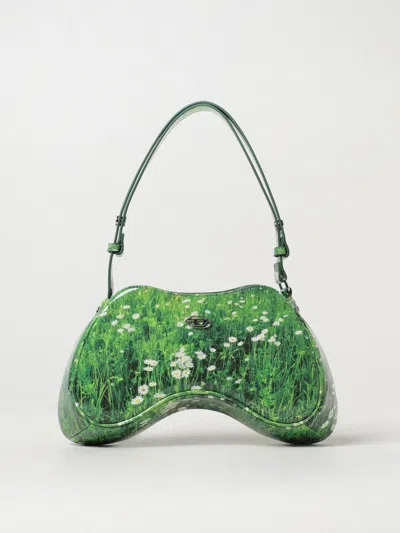 DIESEL SHOULDER BAG DIESEL WOMAN COLOR GREEN,G69781012