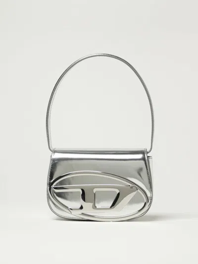 Diesel Shoulder Bag  Woman Color Silver