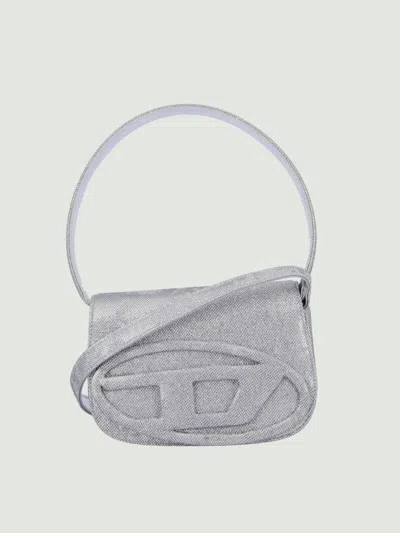 Diesel Shoulder Bag  Woman Color Silver