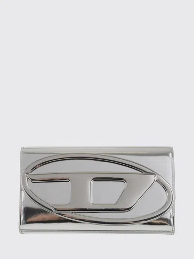 Diesel Shoulder Bag  Woman Color Silver