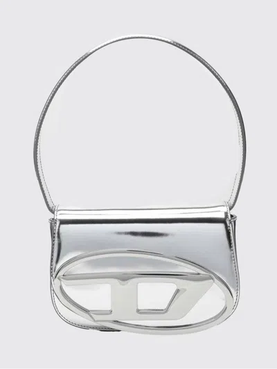 DIESEL SHOULDER BAG DIESEL WOMAN COLOR SILVER,H64689097