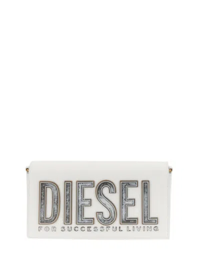 Diesel Shoulder Bag In White
