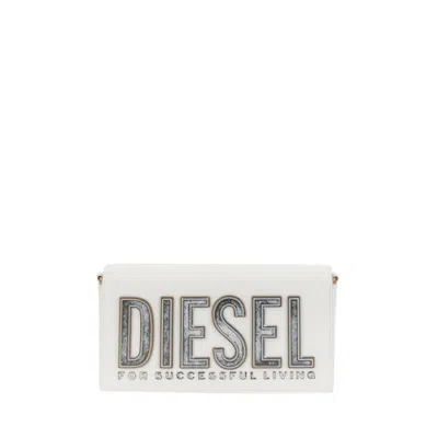 Diesel Shoulder Bag In White