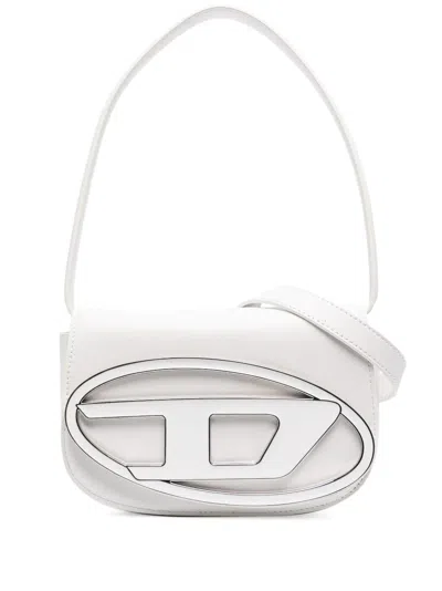 DIESEL DIESEL SHOULDER BAG WITH LOGO PLAQUE