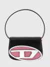 Diesel Compact Shoulder Bag Adjustable Crossbody Strap In Black