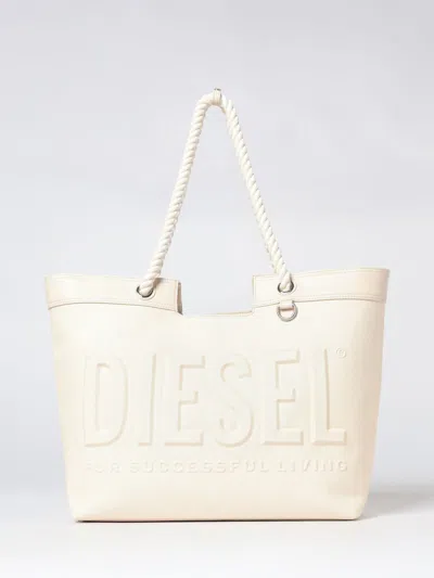 Diesel Shoulder Bag Woman In White