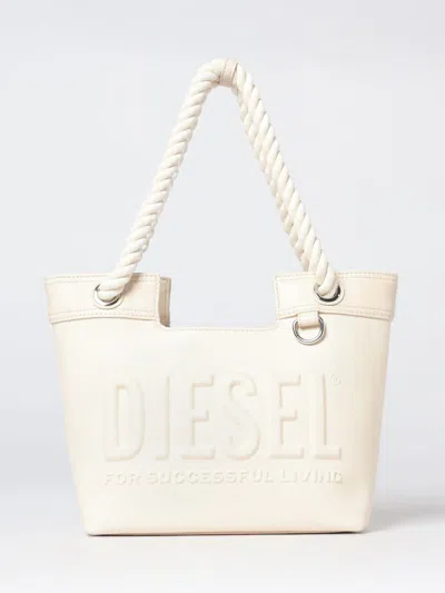 Diesel Shoulder Bag Woman In White