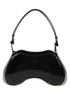 Diesel Play-crossbody Bag In Semi Gloss Leather In Black
