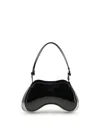 Diesel Play-glossy Shoulder Bag In Black