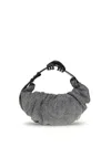 Diesel Grab Hobo Shoulder Bag In Silver