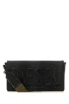 Diesel Black Denim M Biscotto Crossbody Bag In Black