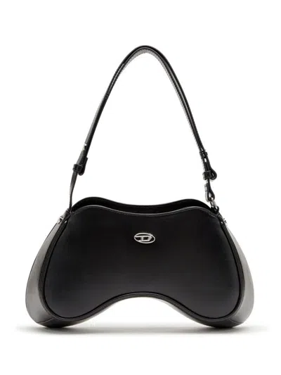 Diesel Play Shoulder Bag Bags In Black