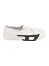 Diesel S-d-verse So Slip-on Sneakers In Bright White/black