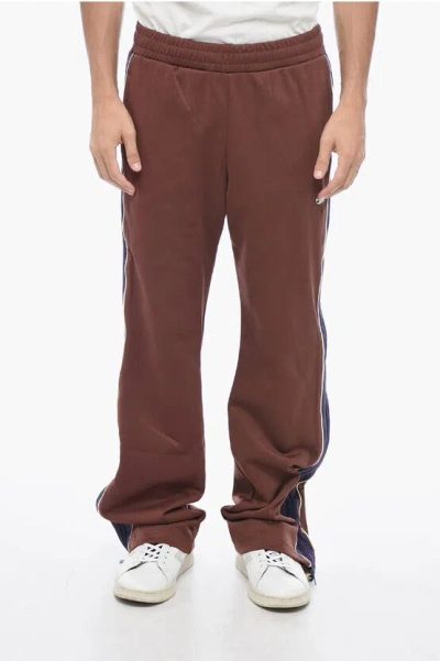 Diesel Side Zip P-zampock Pants In Brown
