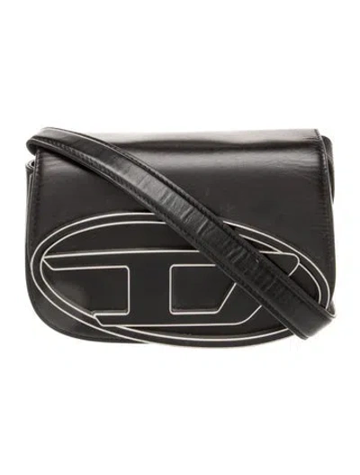 Pre-owned Diesel Signature Shoulder Bag In Black