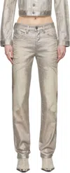 Diesel Silver 1989 D-mine-s3 Jeans In 01