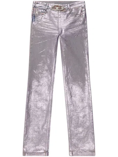 Diesel Silver 1989 D-mine Straight-leg Jeans