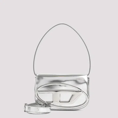 DIESEL WOMEN SILVER 1DR SHOULDER BAG, ONESIZE LUXURY SHOULDER BAGS FOR WOMEN DARVEYS