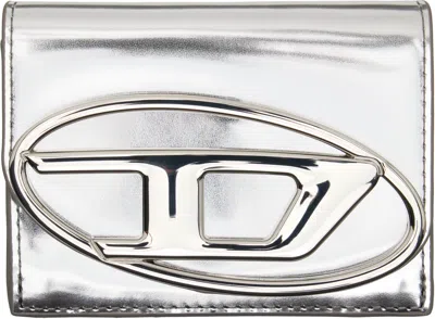 Diesel Silver 1dr Tri Fold Coin Xs Ii Wallet