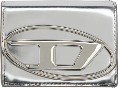 Diesel Silver 1dr Tri Fold Coin Xs Ii Wallet
