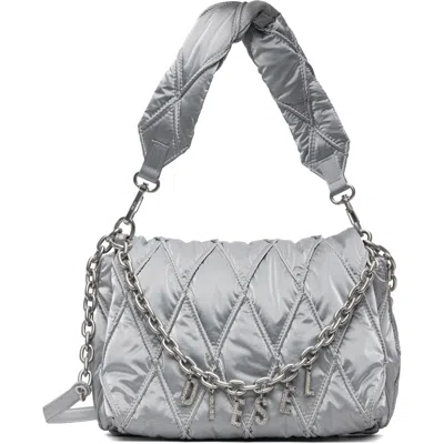 Diesel Silver Charm-d Shoulder M Bag