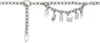 DIESEL SILVER HOSHI EDITION B-MULTICHARM CHAIN BELT