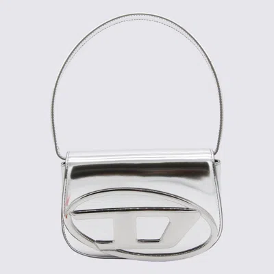 Diesel Silver Metal 1dr Shoulder Bag