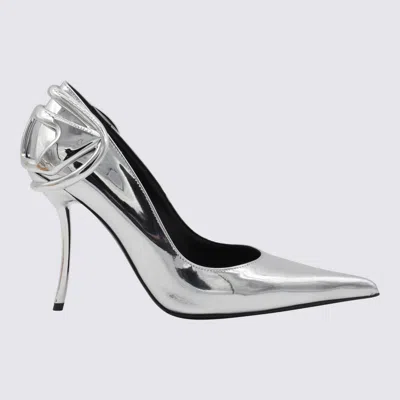 DIESEL SILVER PUMPS