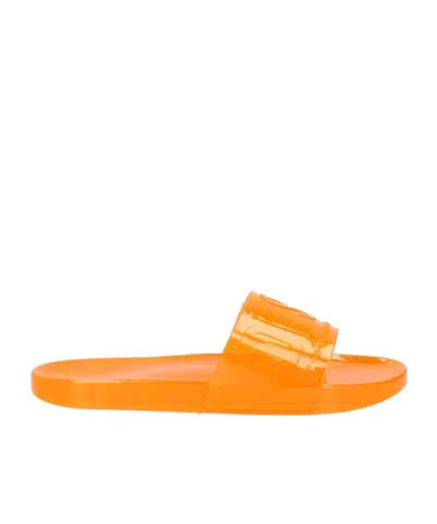 Diesel Simple Rubber Slippers In Animal Print