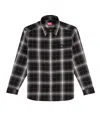 Diesel Madras Shirt With Oval D Embroidery In Xx