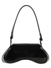 Diesel Sinuous High-gloss Crossbody Bag In Black